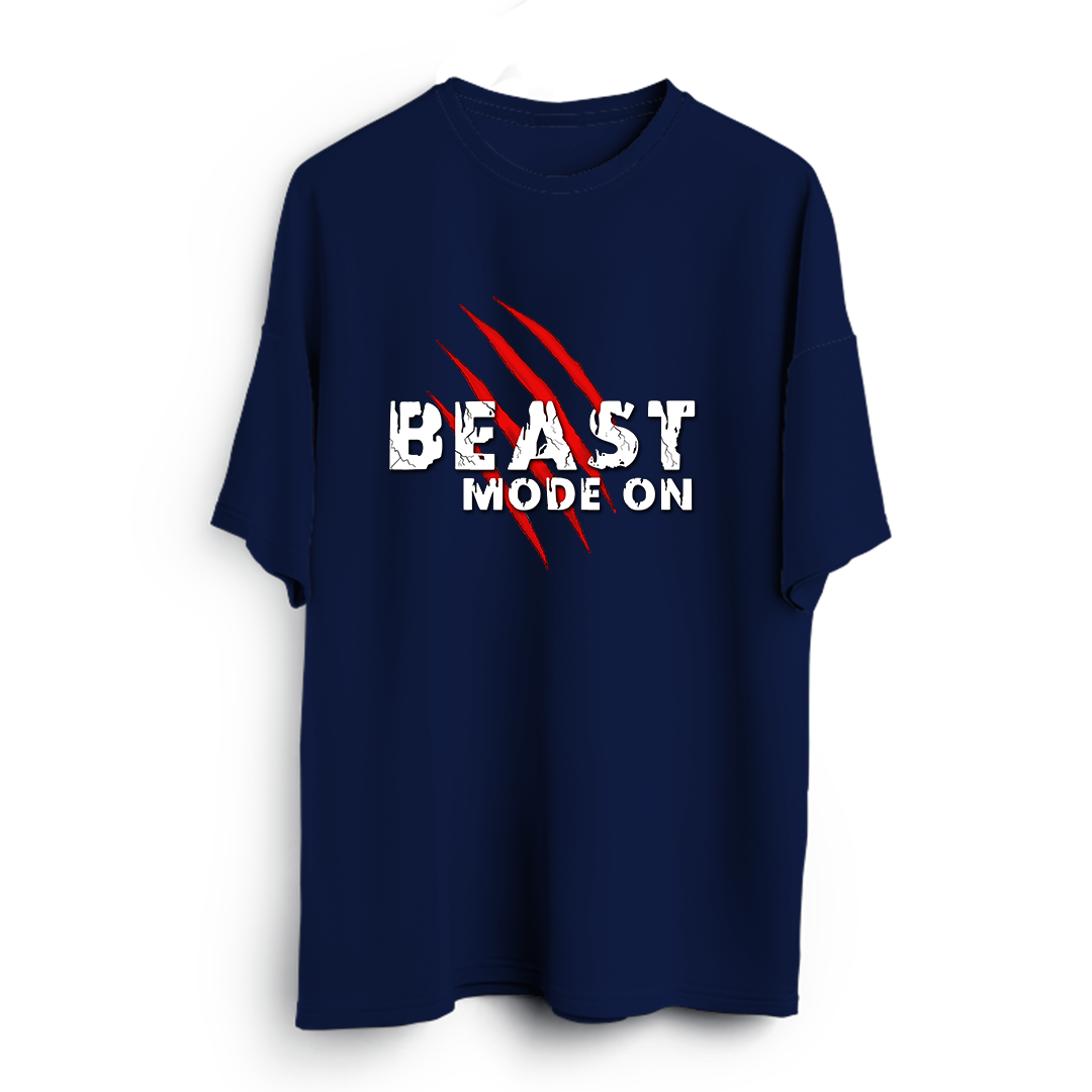 Beast Mode On Oversized T-Shirt