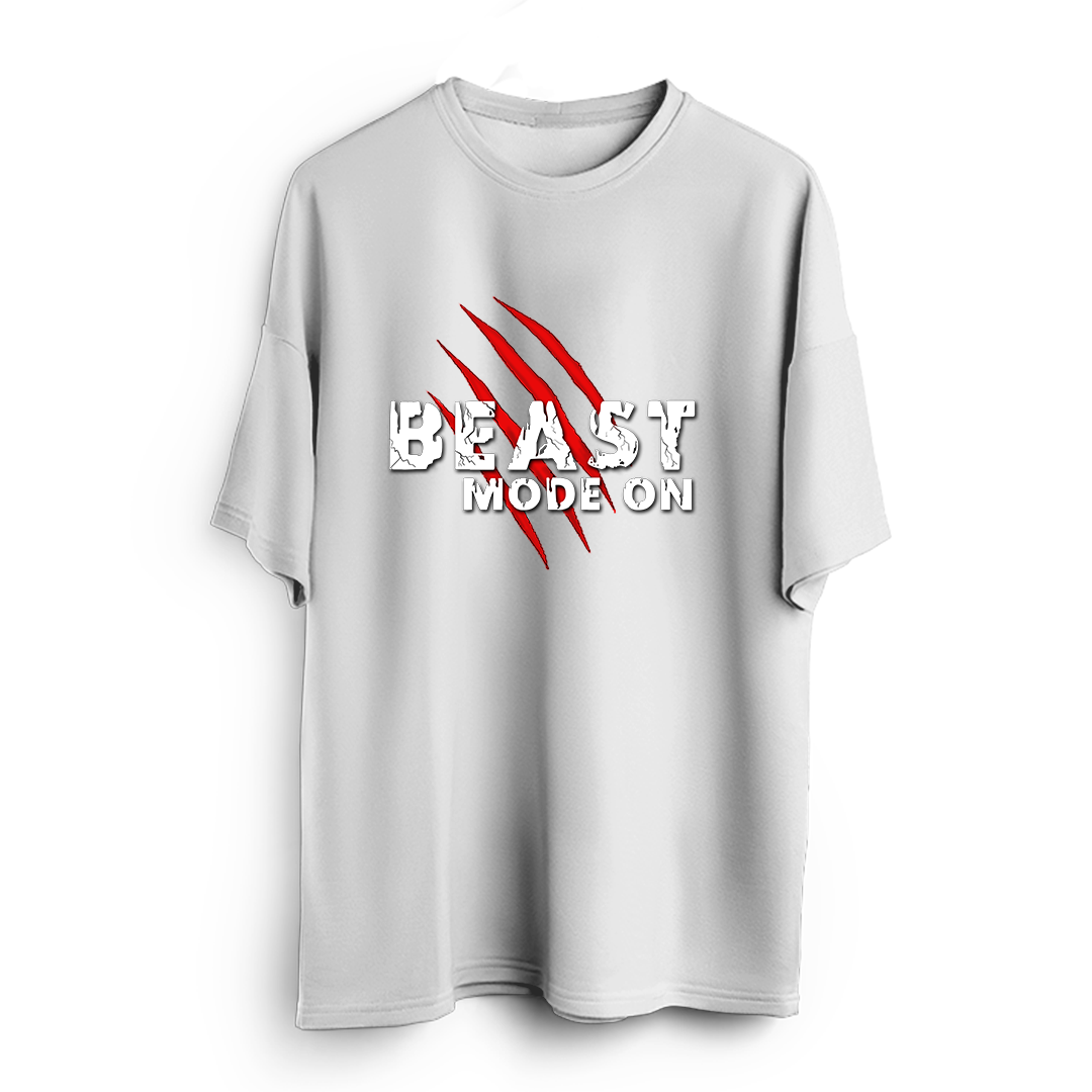 Beast Mode On Oversized T-Shirt
