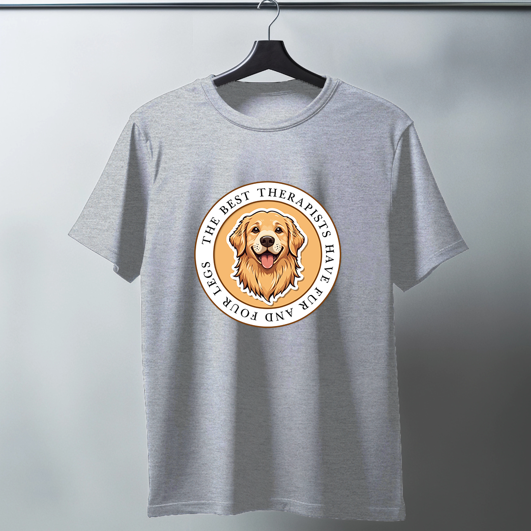 Best Therapists Have Fur And Four Legs Half Sleeve T-Shirt