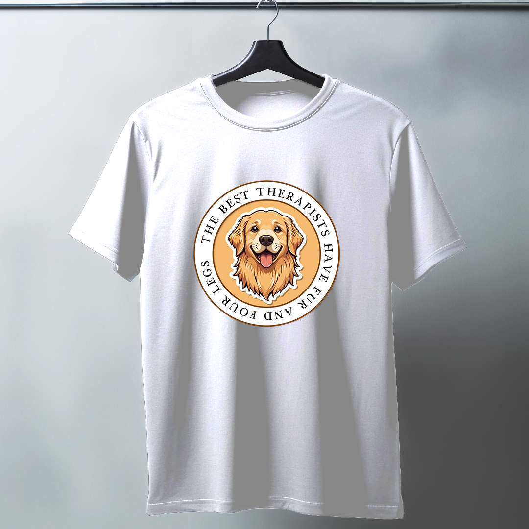 Best Therapists Have Fur And Four Legs Half Sleeve T-Shirt