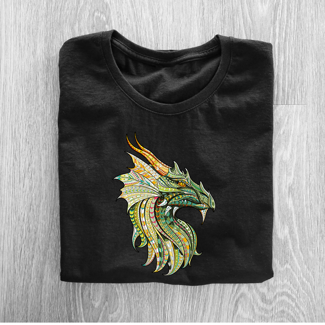 Dragon Art Half Sleeve T-Shirt