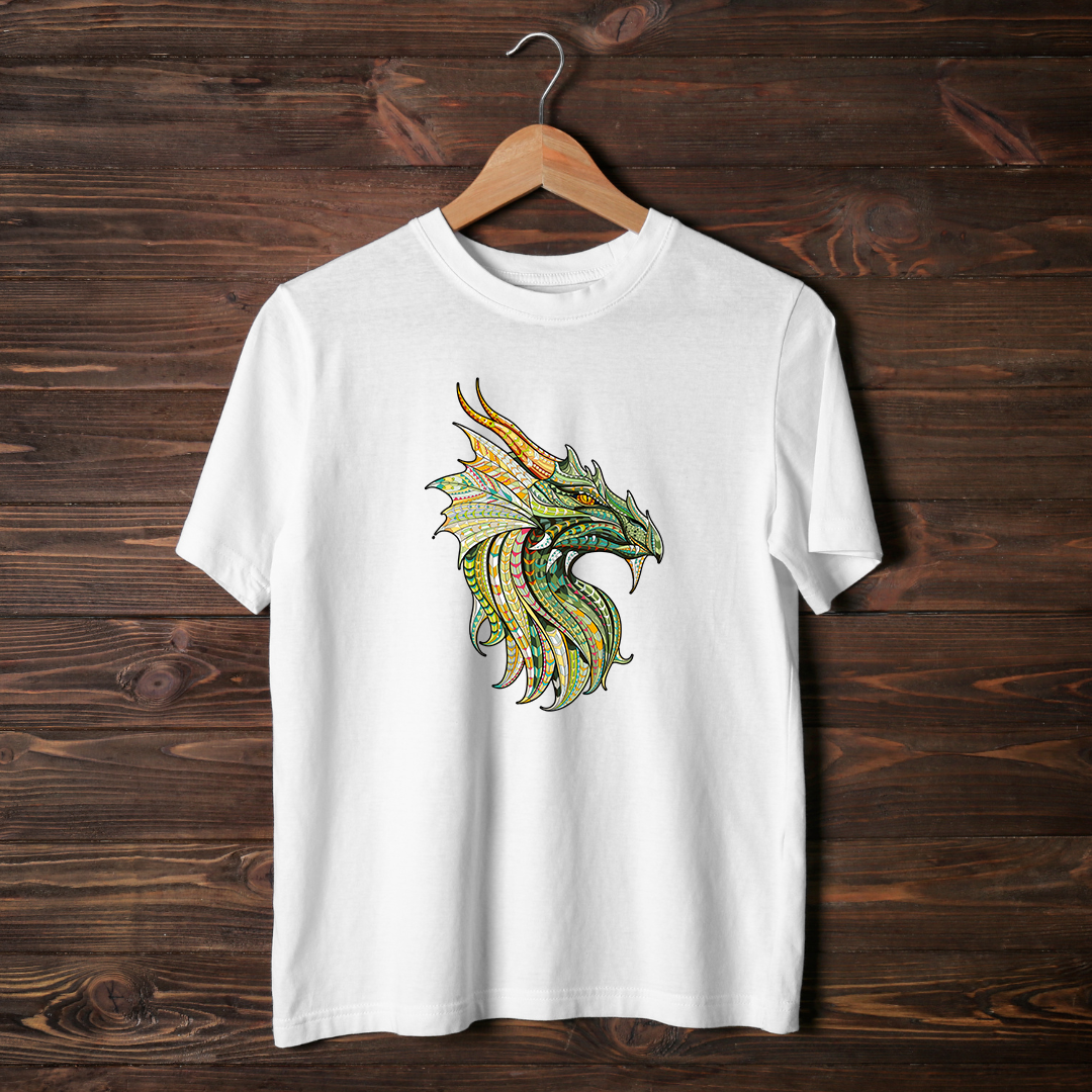 Dragon Art Half Sleeve T-Shirt