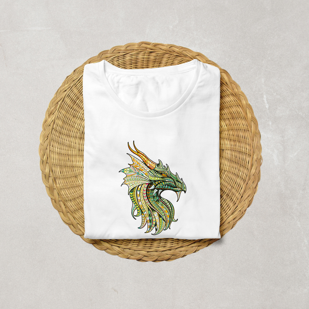 Dragon Art Half Sleeve T-Shirt