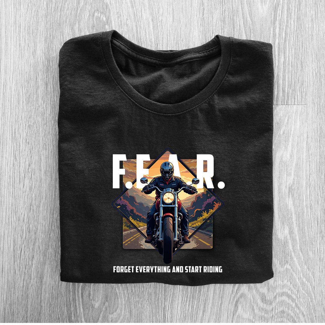 Forget Everything And Start Riding Half Sleeve T-Shirt v2