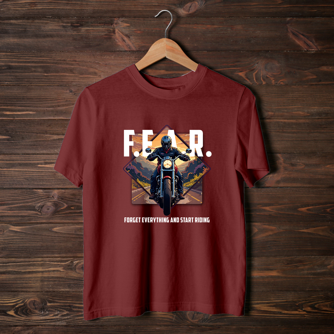 Forget Everything And Start Riding Half Sleeve T-Shirt v2