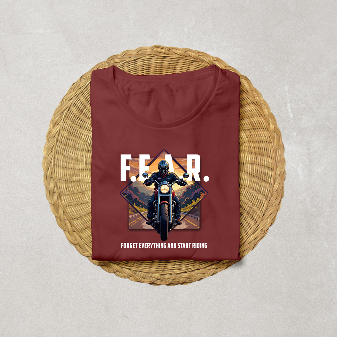 Forget Everything And Start Riding Half Sleeve T-Shirt v2