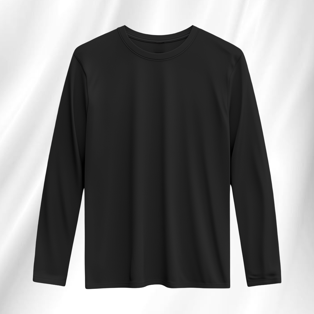 Black Full Sleeve T-Shirt