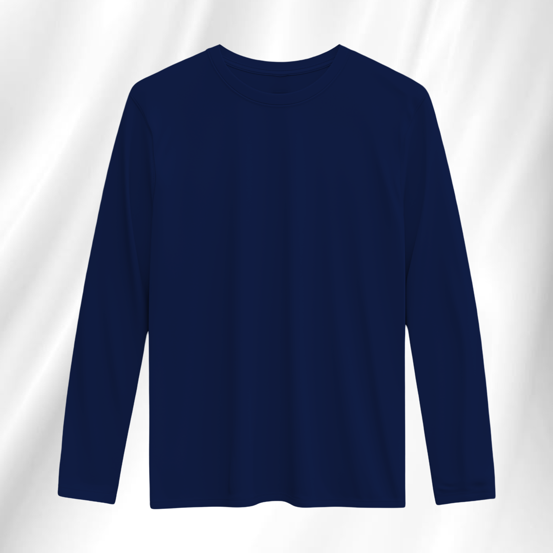 Navy Blue Full Sleeve T-Shirt