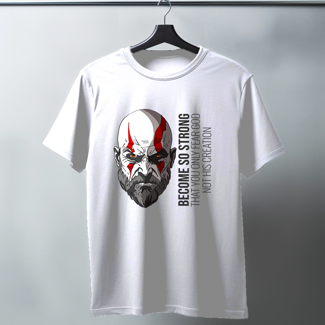 God Of War Art Half Sleeve T-Shirt