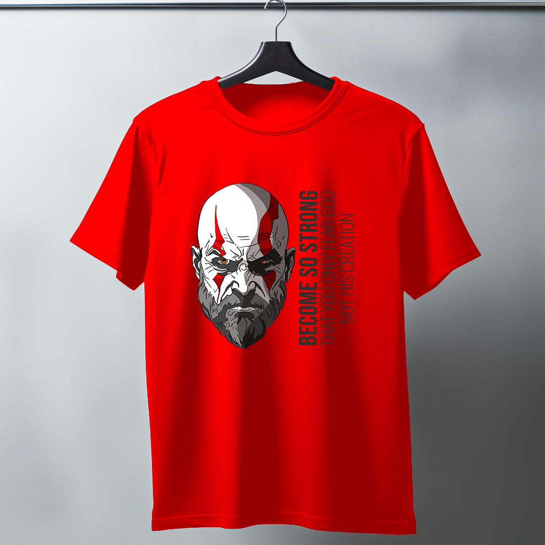 God Of War Art Half Sleeve T-Shirt