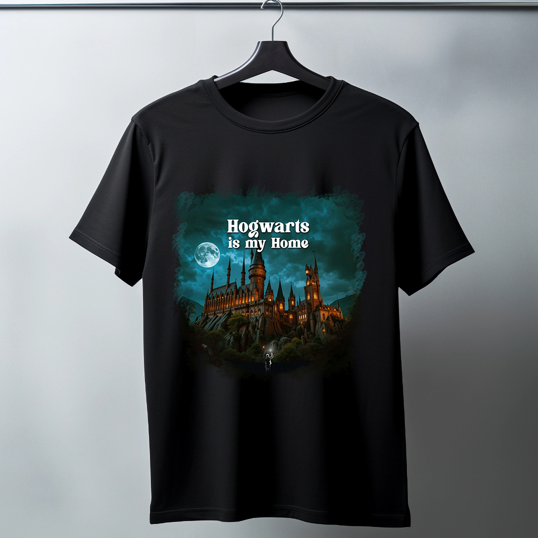 Hogwarts Is My Home Half Sleeve T-Shirt