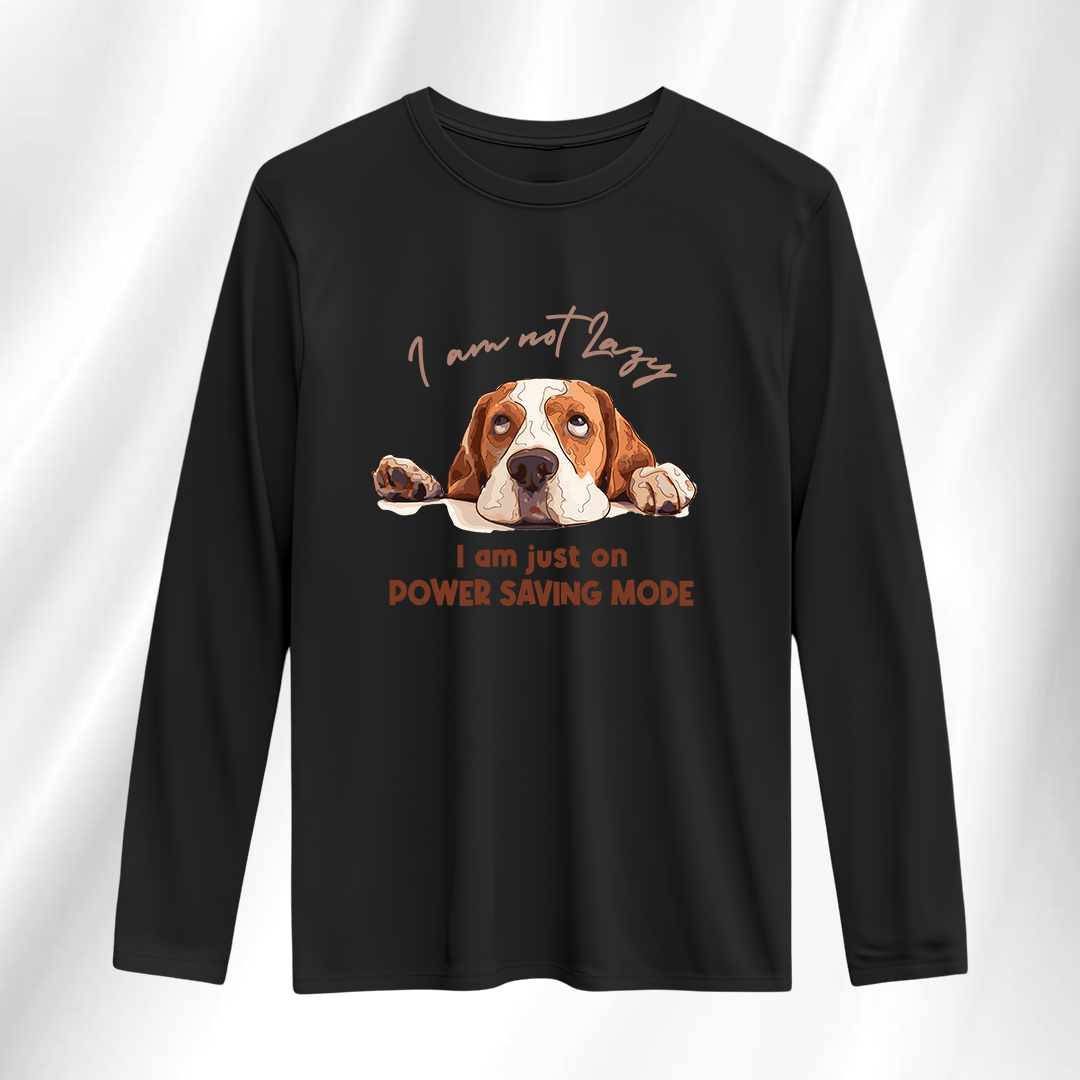 I Am Not Lazy Full Sleeve T-Shirt