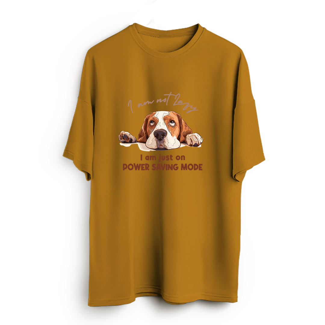 I Am Not Lazy Oversized T-Shirt