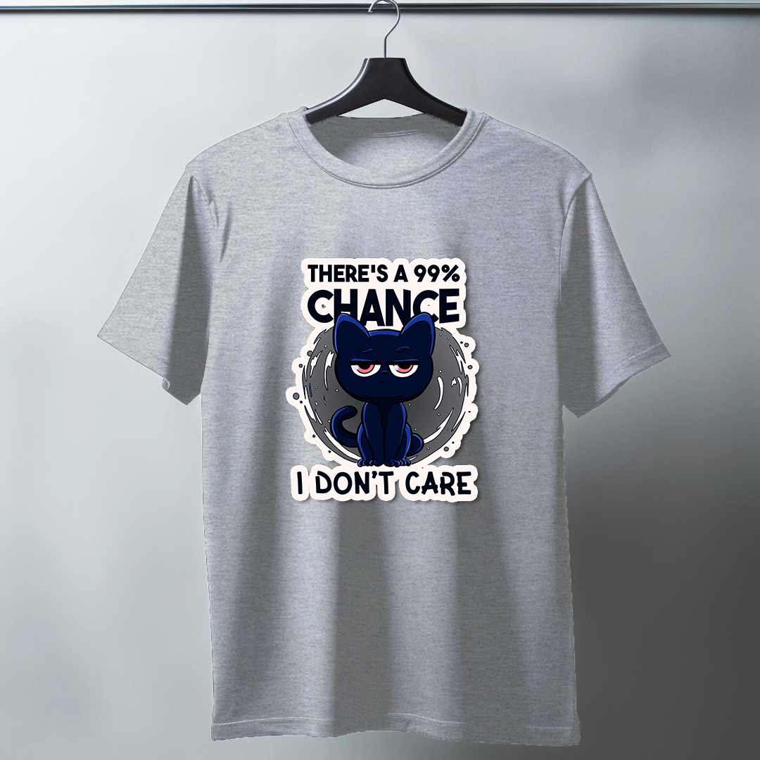 I Dont Care Half Sleeve T-Shirt