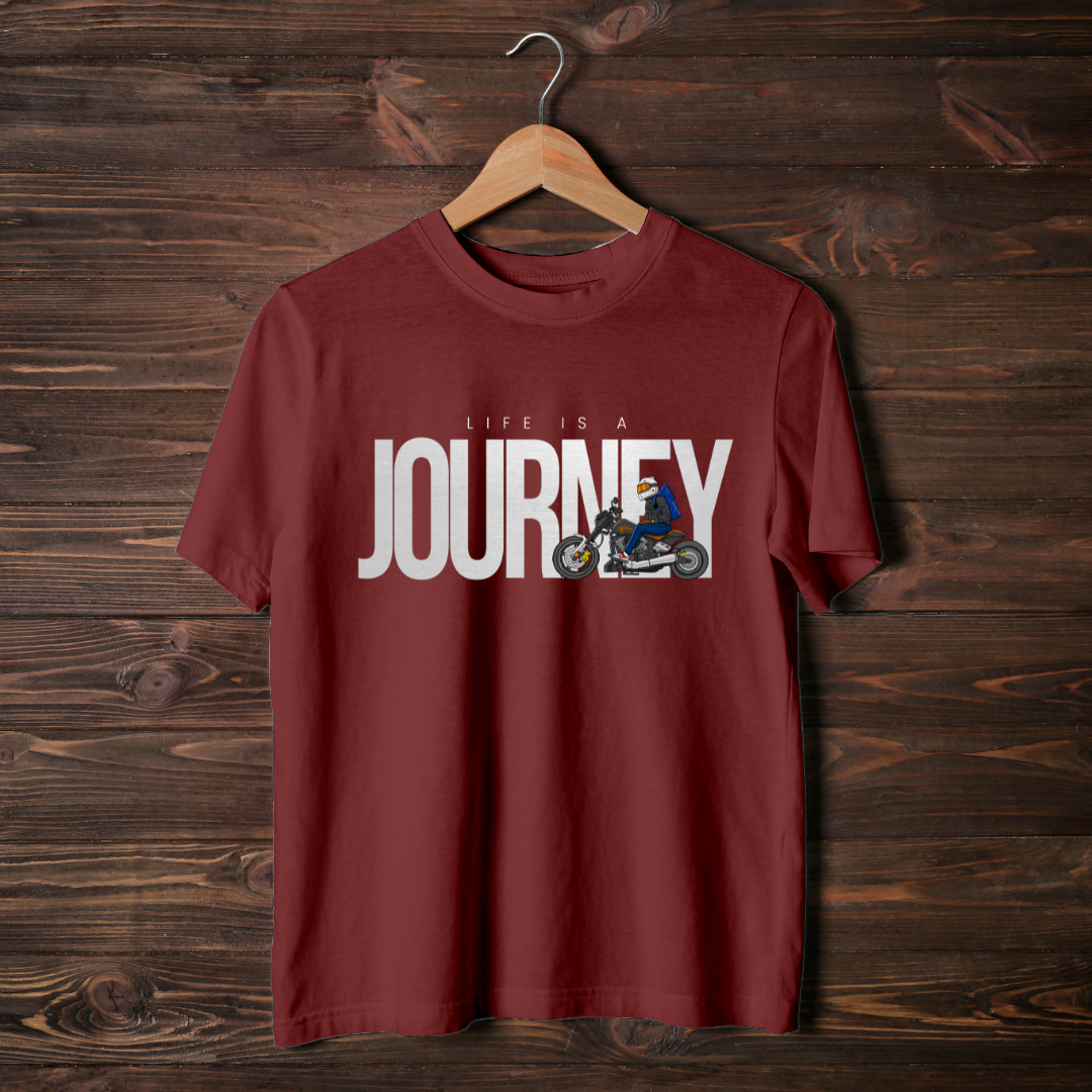 Life Is A Journey Half Sleeve T-Shirt
