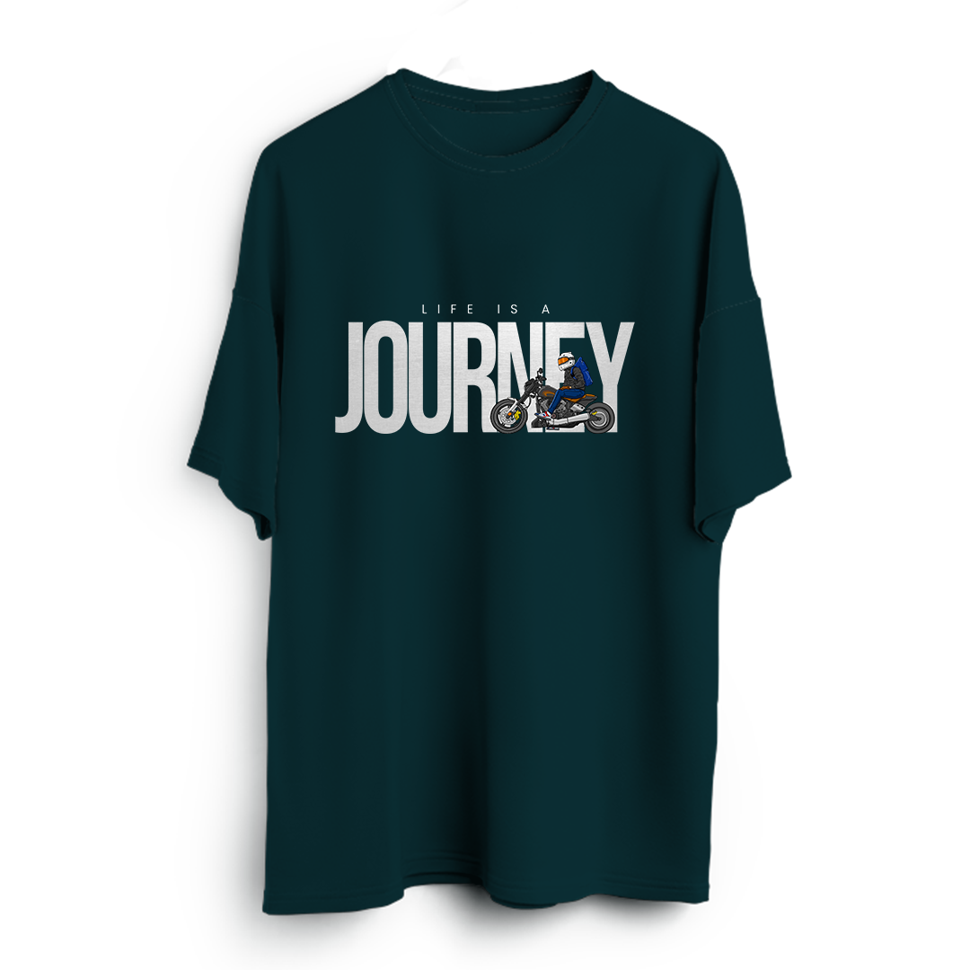 Life Is A Journey Oversized T-Shirt