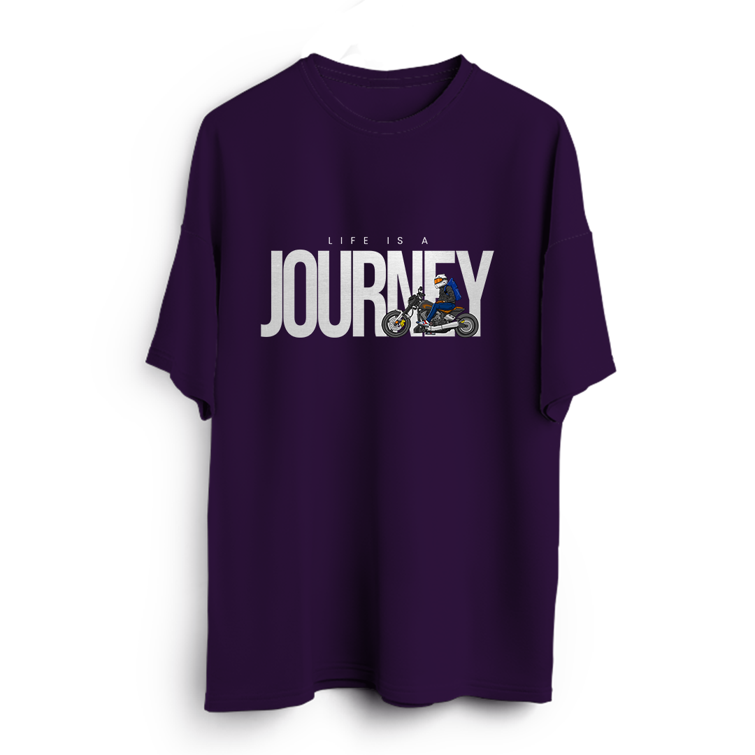 Life Is A Journey Oversized T-Shirt