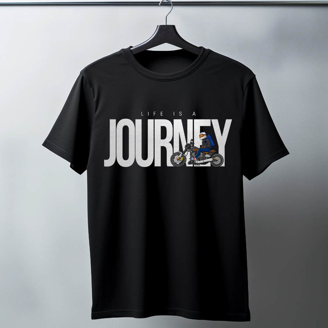 Life Is A Journey Half Sleeve T-Shirt