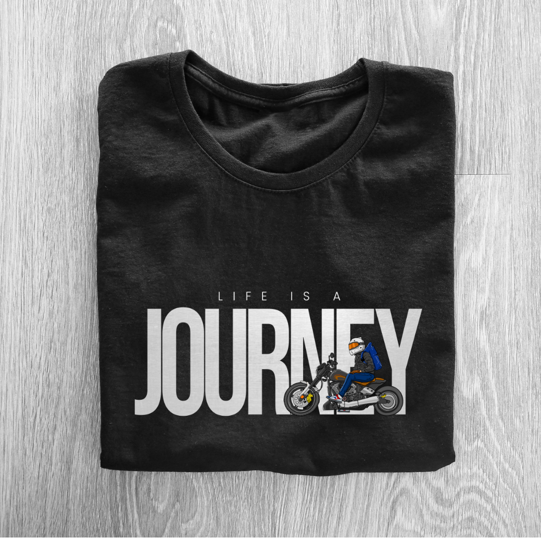 Life Is A Journey Half Sleeve T-Shirt