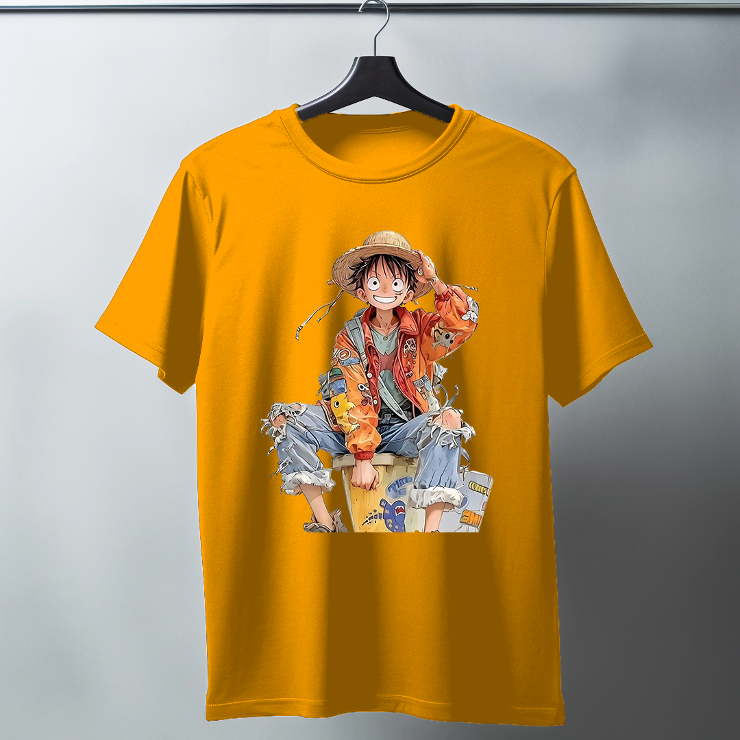 Luffy Art Half Sleeve T-Shirt