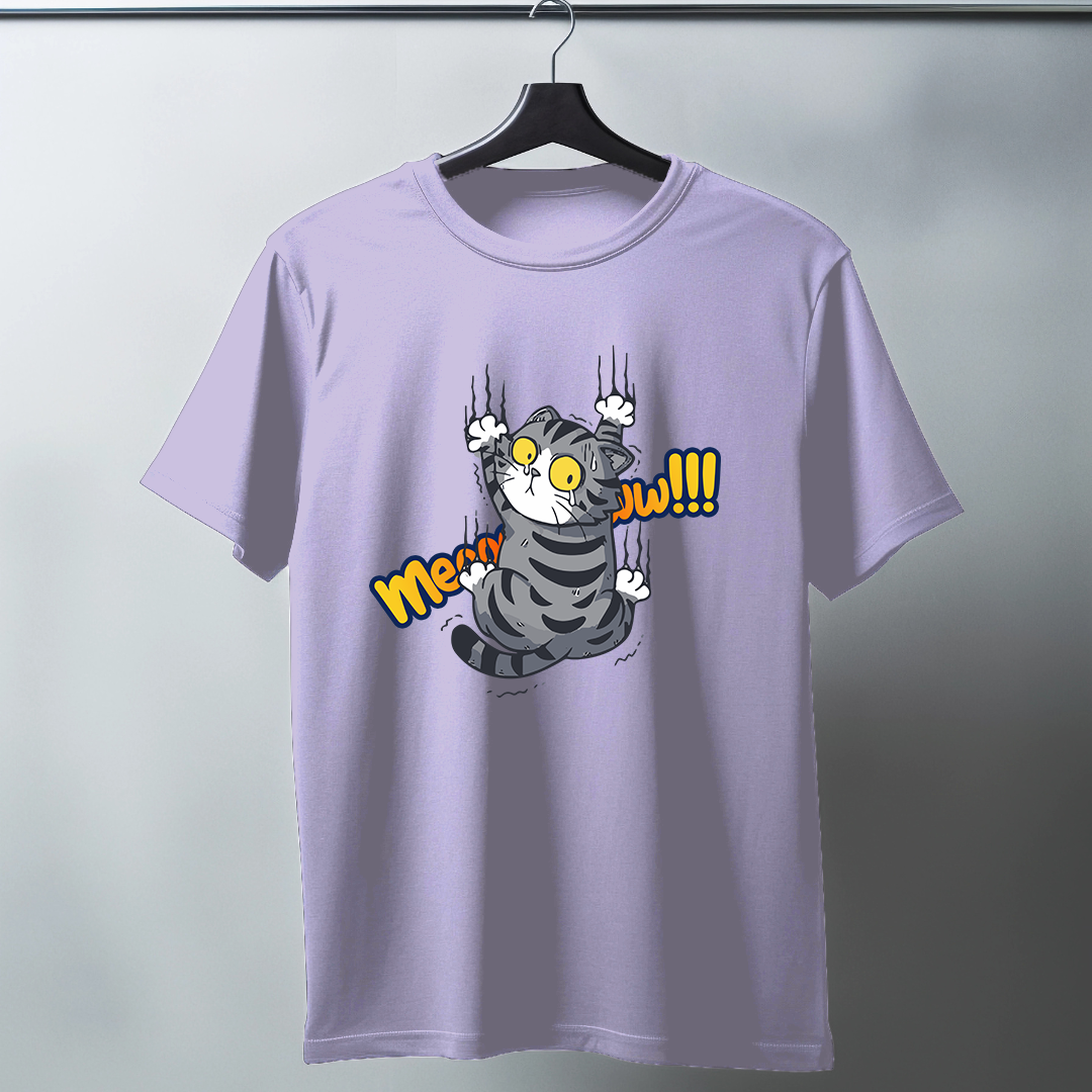 Meooow Half Sleeve T-Shirt