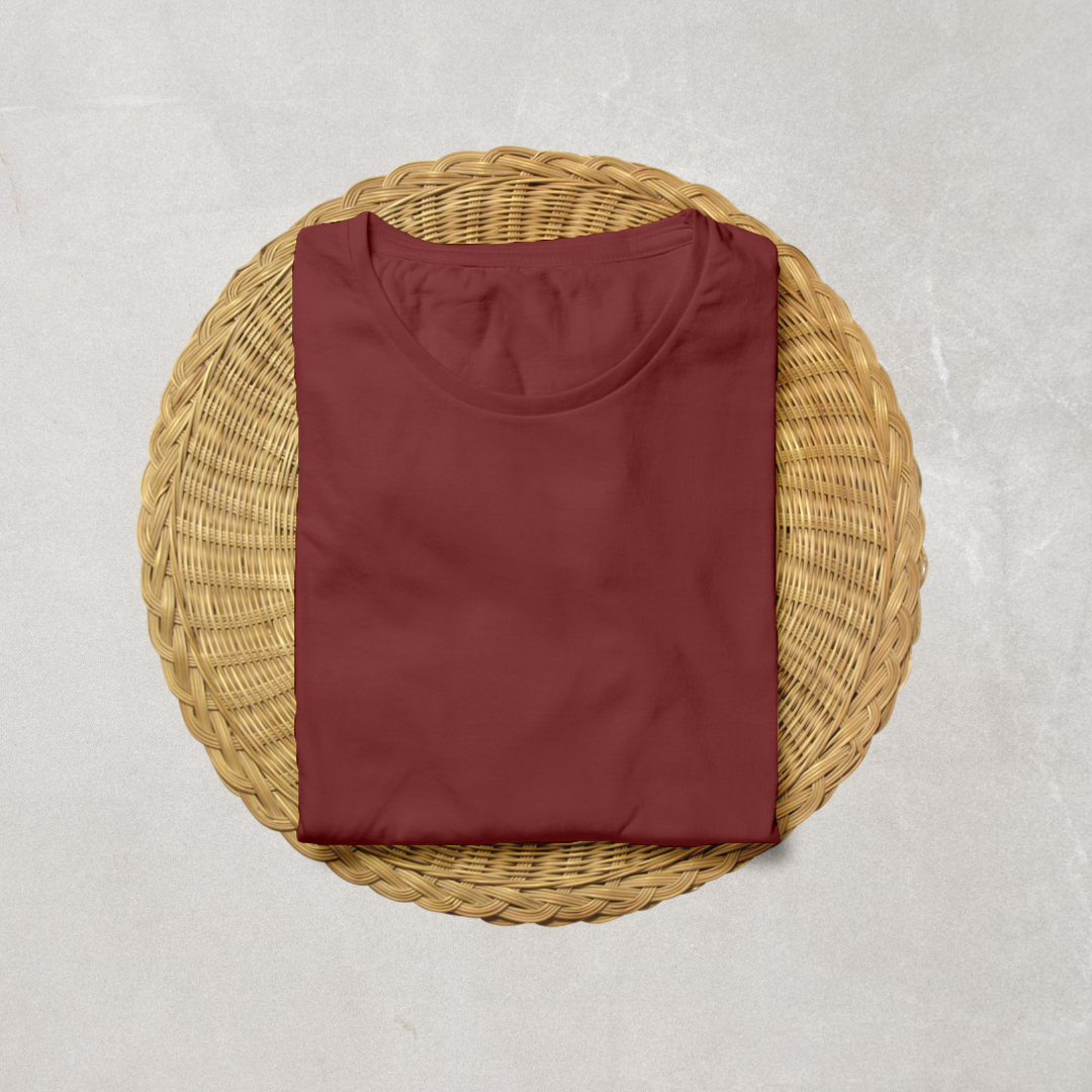 Maroon Half Sleeve T-Shirt