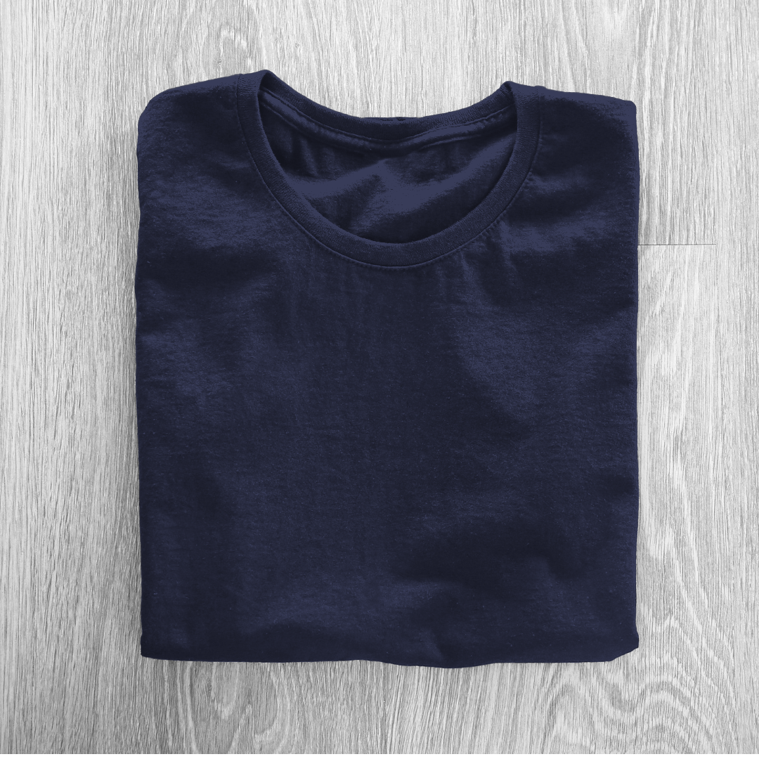 Navy Blue Half Sleeve T-Shirt