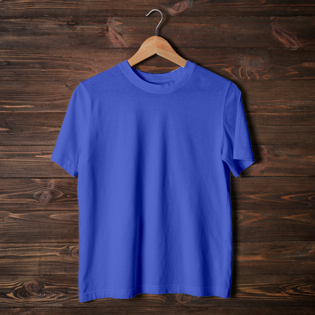 Royal Blue Half Sleeve T-Shirt