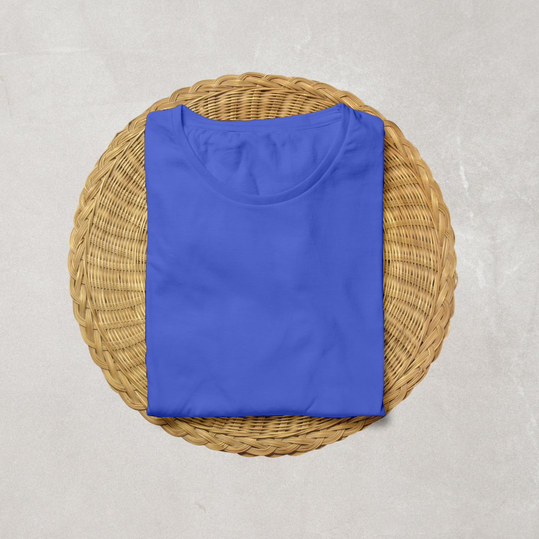 Royal Blue Half Sleeve T-Shirt