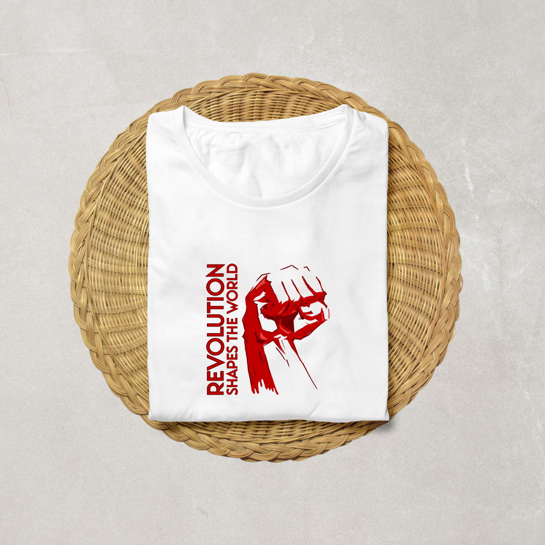 Revolution Shapes The World Half Sleeve T-Shirt