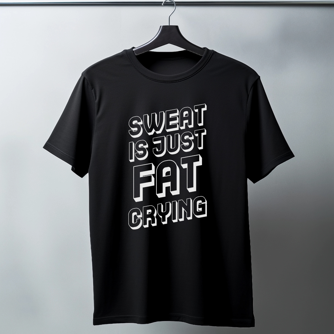 Sweat Is Just Fat Crying Half Sleeve T-Shirt v2