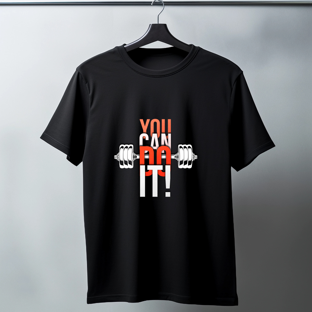 You Can Do It Half Sleeve T-Shirt