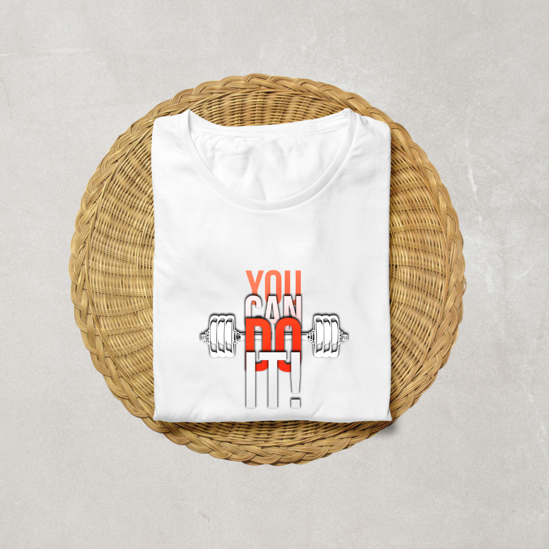 You Can Do It Half Sleeve T-Shirt