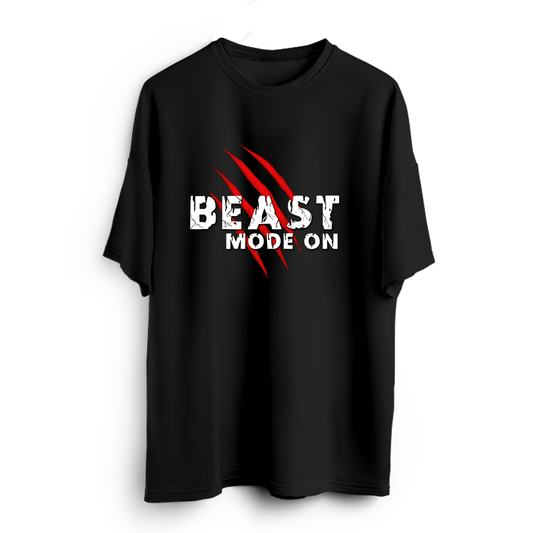 Beast Mode On Oversized T-Shirt