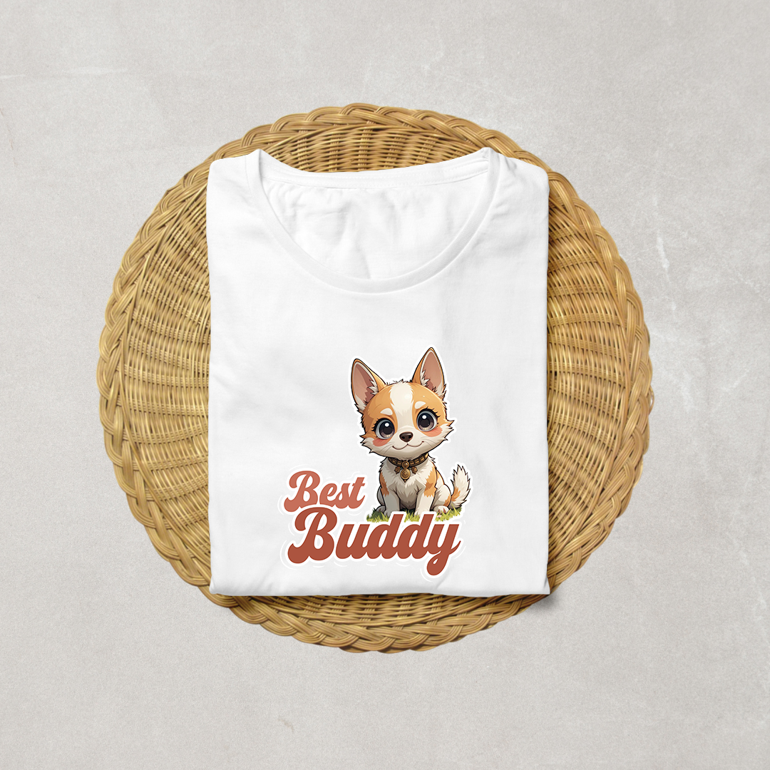 Best Buddy Half Sleeve T-Shirt