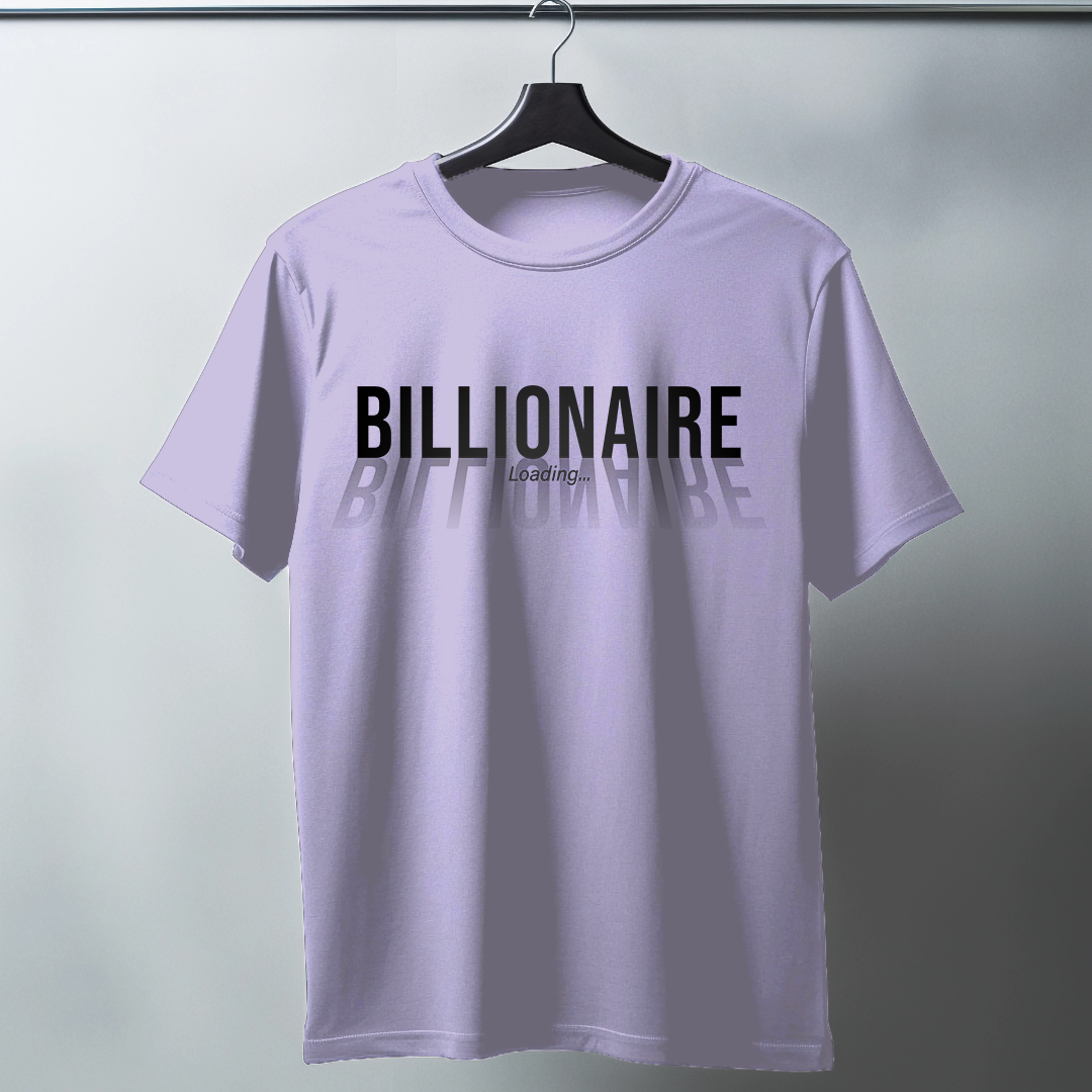 Billionaire Loading Half Sleeve T-Shirt