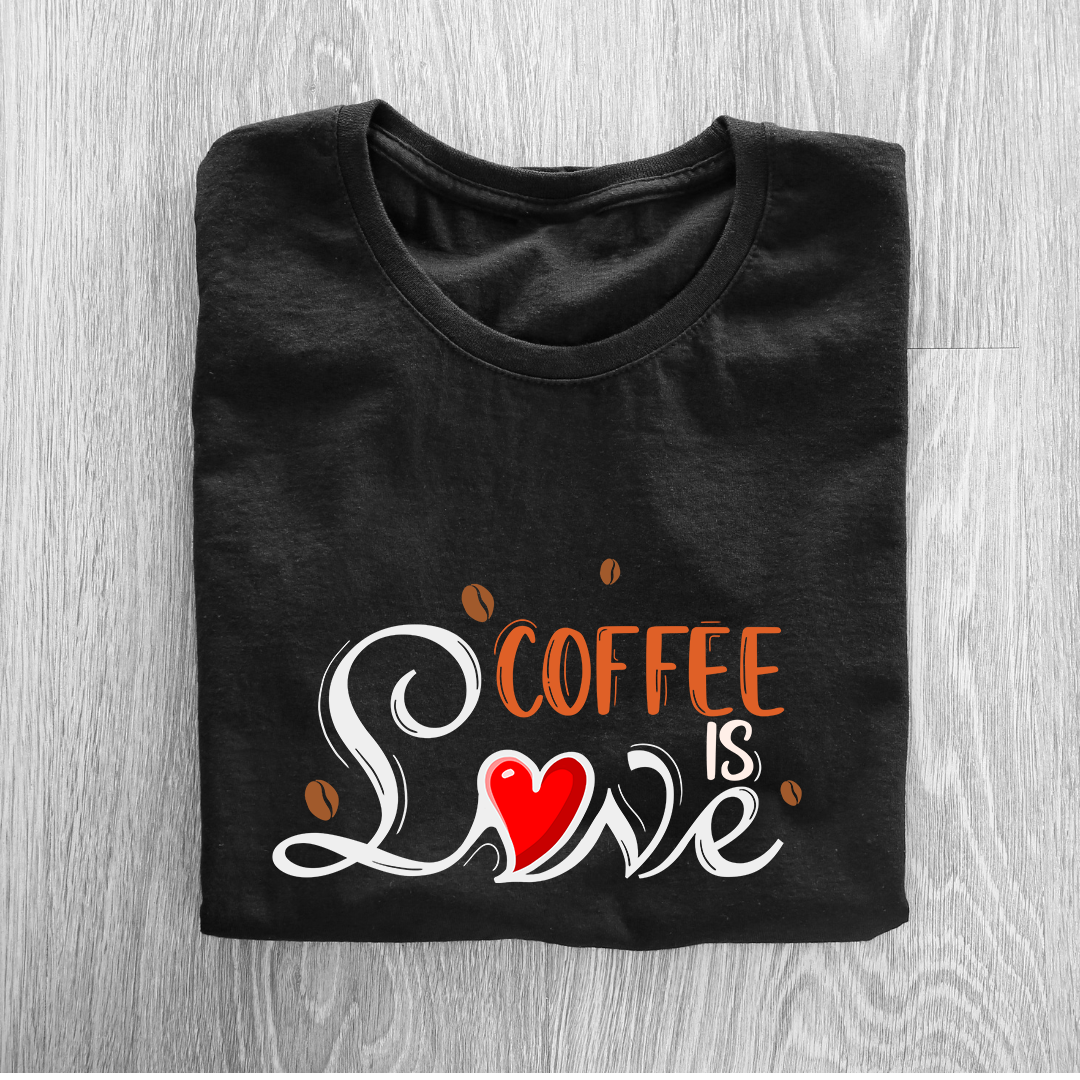 Coffee Is Love Half Sleeve T-Shirt