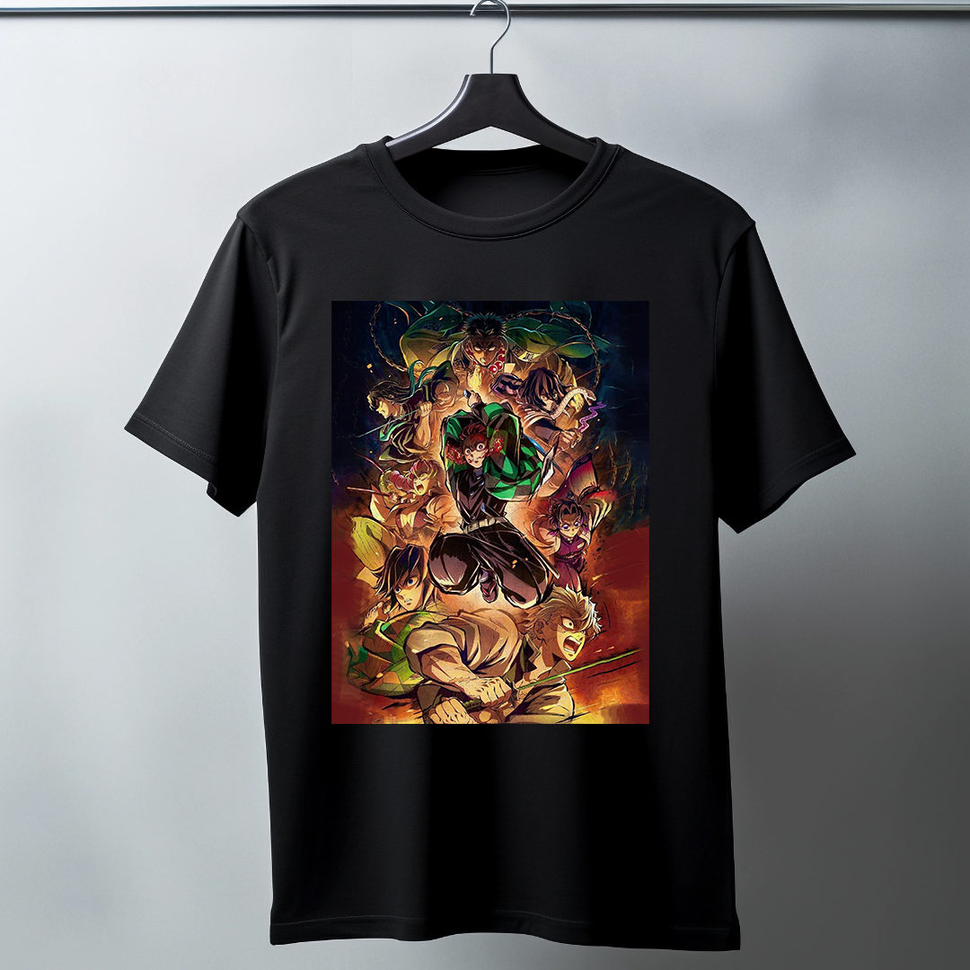 Demon Slayer Art Half Sleeve T-Shirt