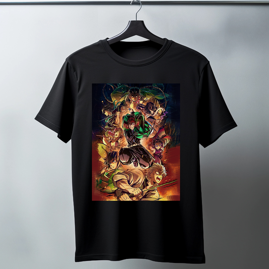 Demon Slayer Art Half Sleeve T-Shirt