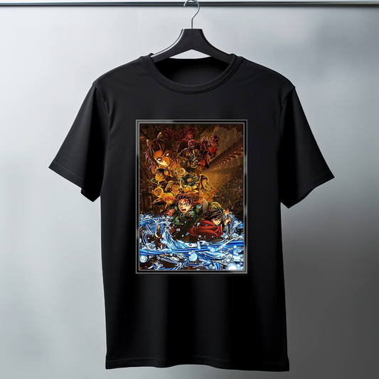 Demon Slayer Art v2 Half Sleeve T-Shirt
