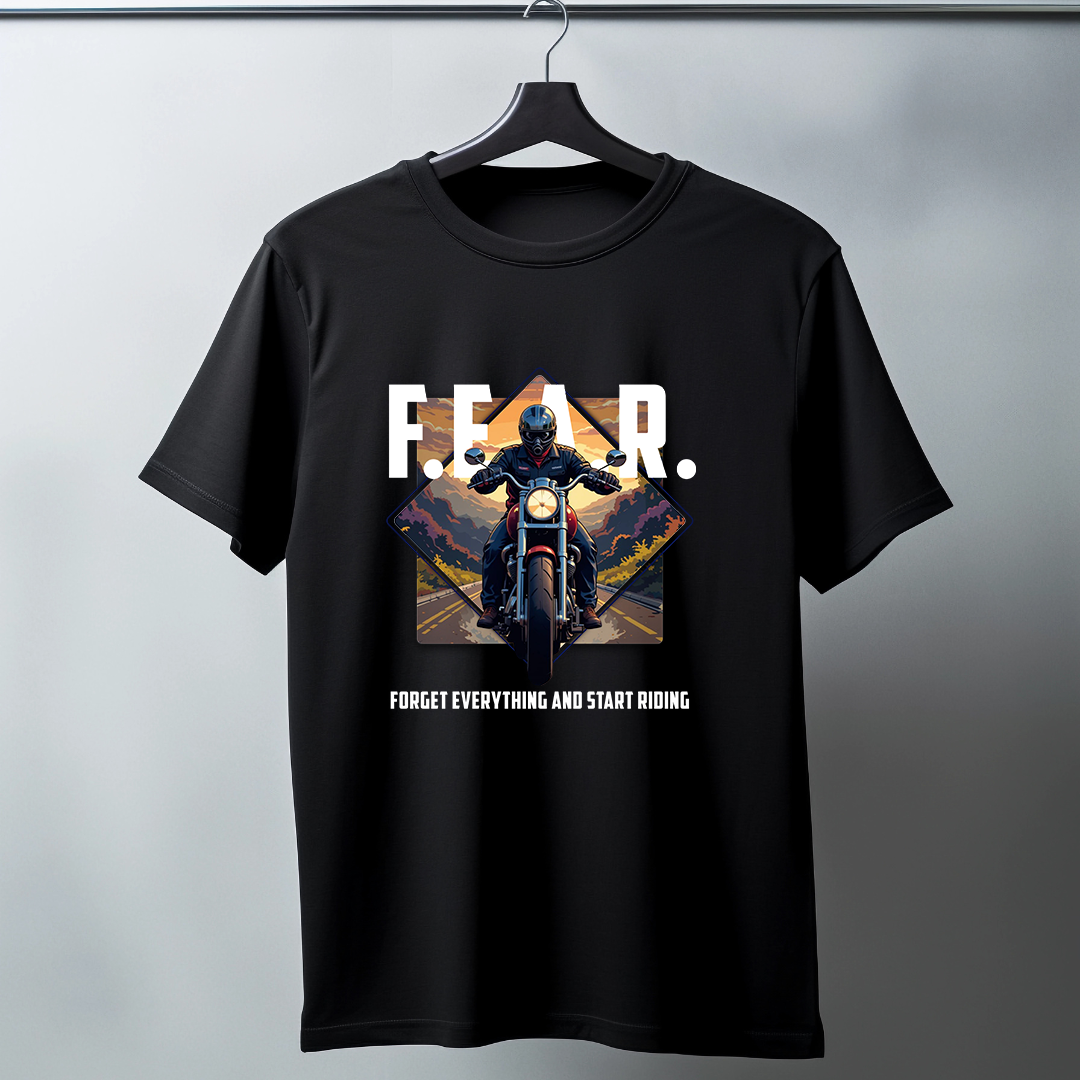 Forget Everything And Start Riding Half Sleeve T-Shirt v2