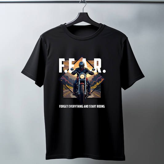 Forget Everything And Start Riding Half Sleeve T-Shirt v2