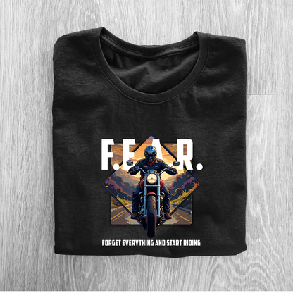 Forget Everything And Start Riding Half Sleeve T-Shirt v2