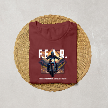 Forget Everything And Start Riding Half Sleeve T-Shirt v2