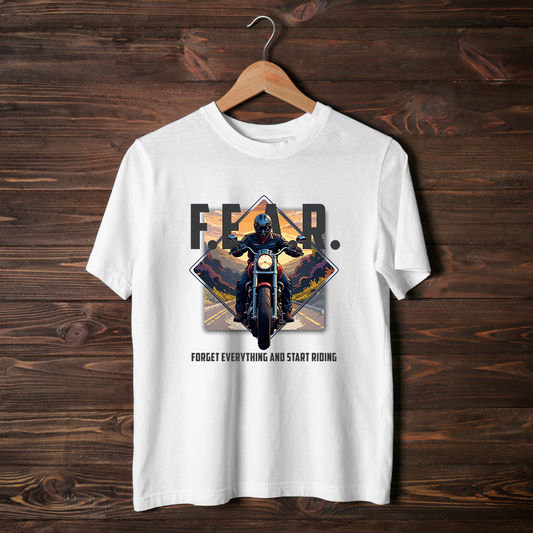 Forget Everything And Start Riding Half Sleeve T-Shirt