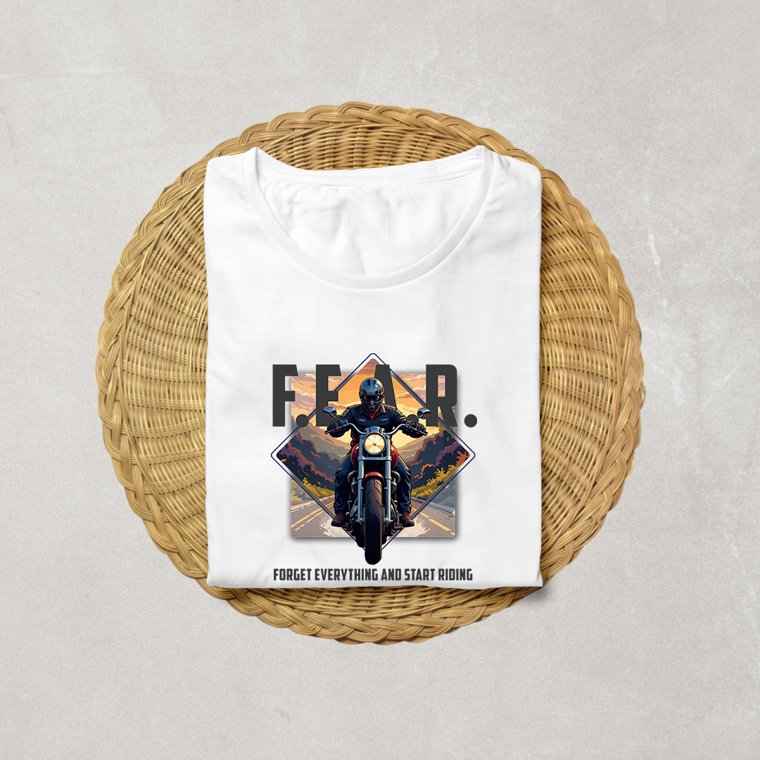 Forget Everything And Start Riding Half Sleeve T-Shirt