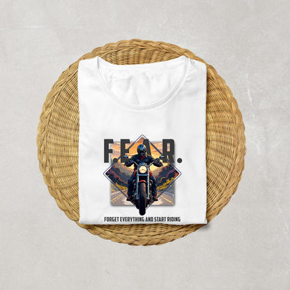 Forget Everything And Start Riding Half Sleeve T-Shirt