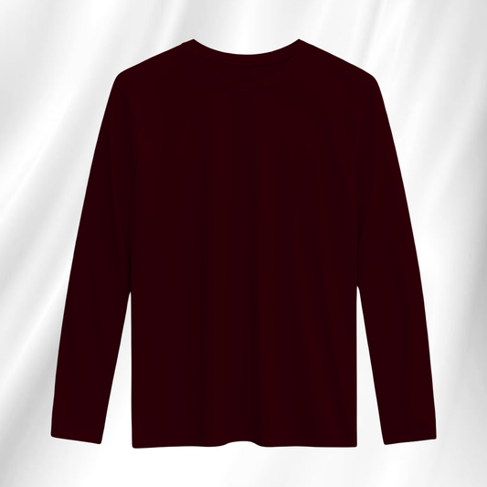 Maroon Full Sleeve T-Shirt
