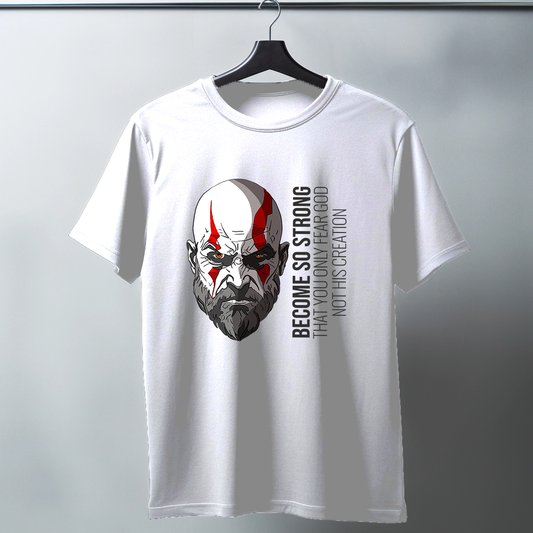 God Of War Art Half Sleeve T-Shirt