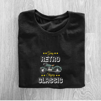 Going Retro Staying Classic Half Sleeve T-Shirt